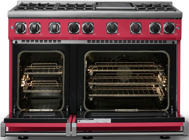 Viking® 7 Series 48" Valentine Pro Style Gas Range with Griddle-1