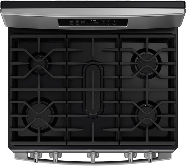 GE® 30" Stainless Steel Freestanding Gas Convection Range with No Preheat Air Fry-3
