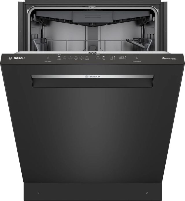 Bosch® 300 Series 24'' Black Top Control Built-In Dishwasher-2