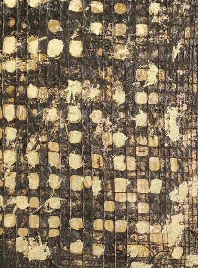 Stylecraft Gold Squares Wall Art-2