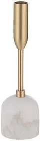Renwil® Marchesa 3-Piece Brass/White Candle Holder Set-1