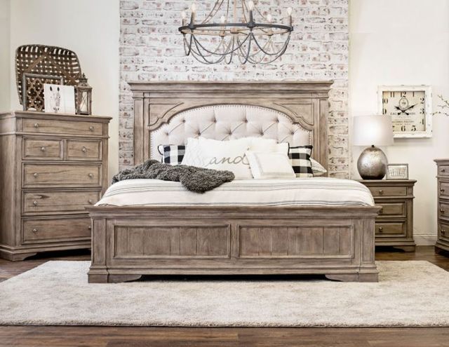 Steve Silver Co. Highland Park Waxed Driftwood Nightstand-2