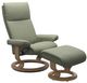 Stressless® by Ekornes® Customizable Stressless Aura Large Classic Base Chair and Ottoman-0