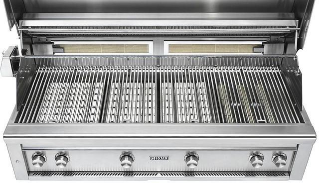 LYNX® Professional 4-Burner California Poppy Built-In Natural Gas Grill with Rotisserie-3