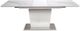 Mazin Furniture Cynthia Glass Top Dining Table with Grey Faux Marble -2