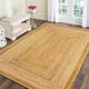 LR Home Classic Jute Natural 5'x8' Area Rug-3