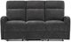 Coaster® Hamilton Charcoal Gray Manual Reclining Sofa-4