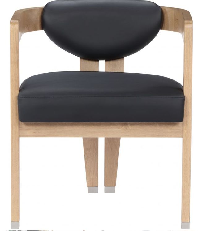 Meridian Furniture Carlyle Black/Natural Dining Chair-1