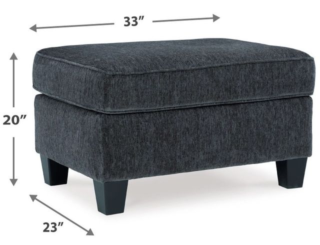 Signature Design by Ashley® Abinger Smoke Ottoman-3