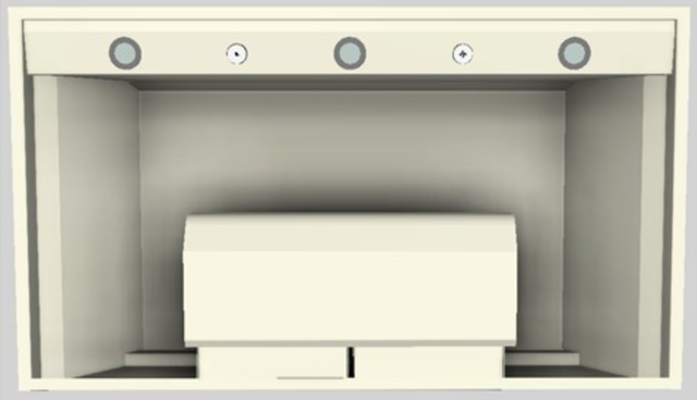 Vent-A-Hood® Designer Series 42" Biscuit Wall Mounted Range Hood-3