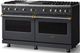 Viking® 5 Series 60" Cast Black Pro Style Gas (NG) Range with Brushed Brass Trim-2