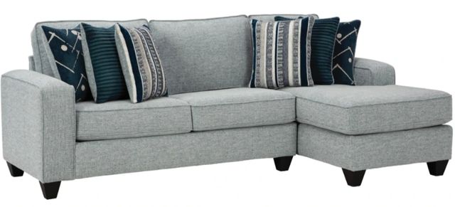 Albany Industries 2-Piece Persia Indigo Right-Arm Facing Chaise Sectional-0