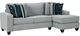 Albany Industries 2-Piece Persia Indigo Right-Arm Facing Chaise Sectional-0