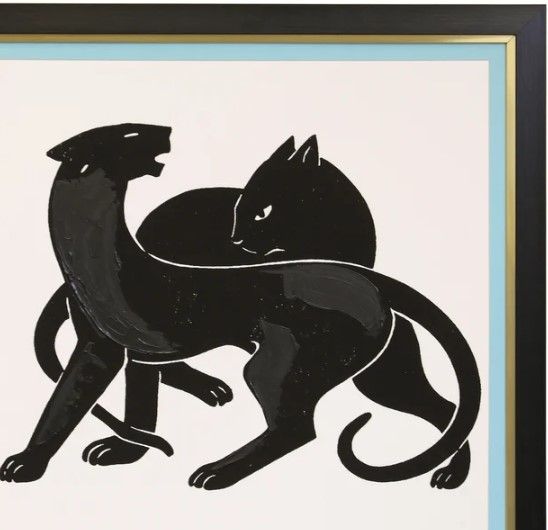 Stylecraft Dann Foley Black Cats Wall Art-1