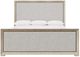 Bernhardt Prado Gray/Tawny California King Upholstered Panel Bed-1