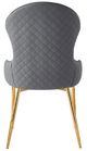 Mazin Furniture Venus Gold/Grey Side Chair-4