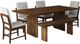 Elements International Brisbane 6-Piece Brown Dining Set-0
