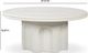 TOV Furniture Cassandra Ivory Concrete Indoor/Outdoor Round Coffee Table-2
