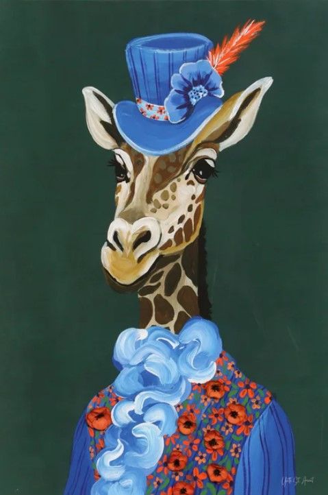 Stylecraft Mr Regal Giraffe Portrait Wall Art-1