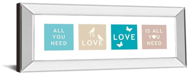 Classy Art Words of Kindness II by The Vintage Collection Mirror Framed Wall Art-1