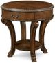 A.R.T. Furniture® Old World Medium Cherry Round End Table-0