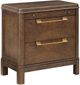 Steve Silver Co. Milan Brown Walnut Nightstand-1