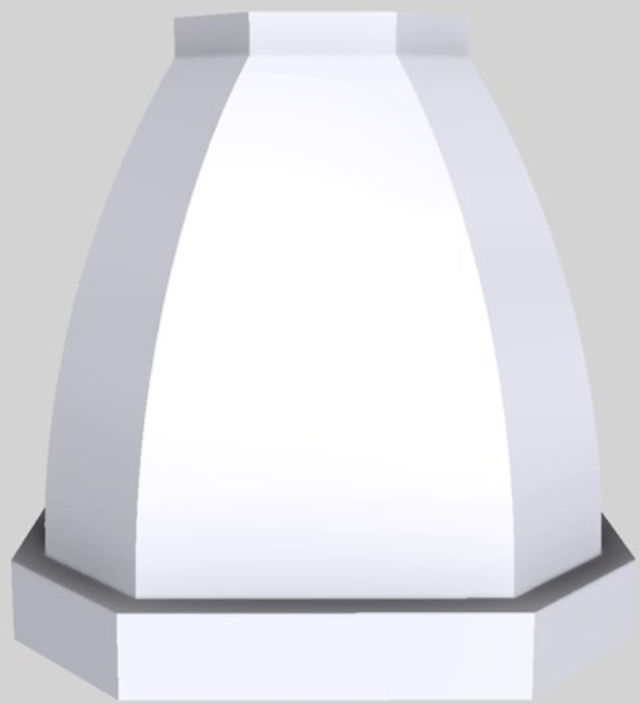 Vent-A-Hood® Designer Series 54" White Island Range Hood-1