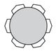 Bermex® Customizable Denali Tremblant Dining Table-2
