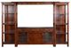 Sunny Designs™ Santa Fe Dark Chocolate Entertainment Wall with Pier-0