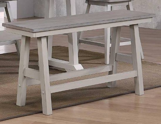 Urban Styles Furniture Montreal 6-Piece Almond/Smoke Gray Counter Height Dining Set-3