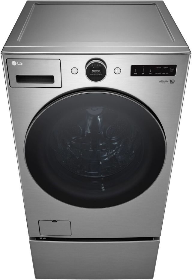 LG 4.5 Cu. Ft. Graphite Steel Front Load Washer-2