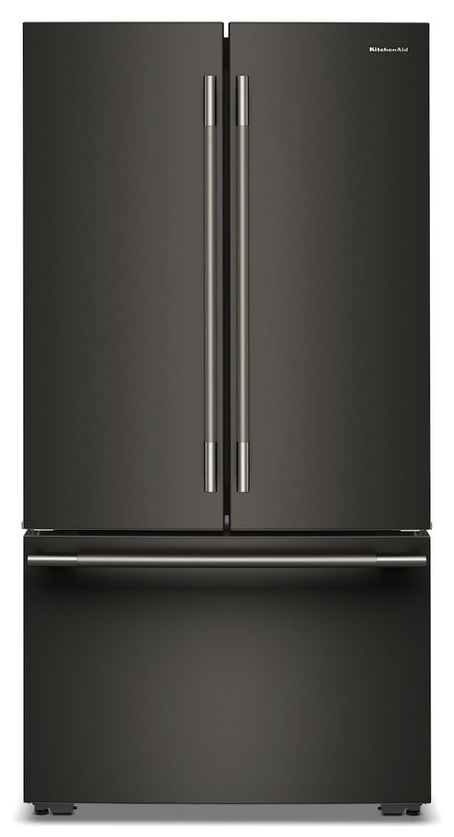 KitchenAid® 36" 24.8 Cu. Ft. Black Ore Counter Depth French Door Refrigerator with Internal Water Dispenser-0