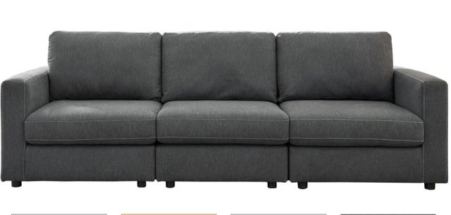 Signature Design by Ashley® Candela 2-Piece Charcoal Living Room Seating Set-1