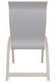 Telescope Casual Aruba Abalone/Desert Aluminum/Fabric Outdoor Sling Supreme Stacking Arm Chair-3