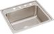 Elkay Lustertone® Classic Lustrous Satin 25" x 22" x 10-3/8" 4-Hole Single Bowl Drop-In Sink-0
