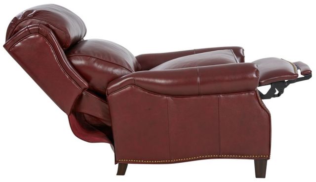 BarcaLounger® Meade Marisol Cabernet Leather Manual Recliner-1