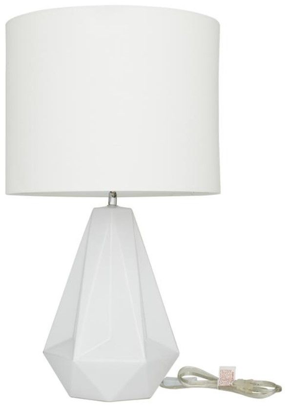 Deco Marche White 15" Table Lamp-1