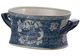 A & B Home 2-Piece Large and Small White/Blue Kelda Planters Set-1