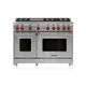 Wolf® 48" Stainless Steel Pro Style Natural Gas Range-0