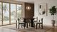 Coaster® Strouse 5-Piece Black/Cream Dining Table Set-1