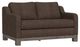 International Furniture Direct Samba Chocolate Brown Loveseat-0