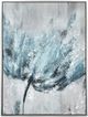 Classy Living Mesmerizing Frosted Blue Petal Burst Wall Art-0