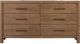 Modus Furniture Morris Claystone 6-Drawer Dresser-0