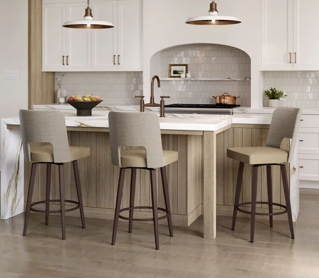 Amisco Customizable Chase Swivel Bar Stool-1