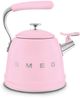 Smeg 50's Style 2.3 L Pink Whistling Electric Kettle-2
