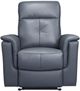 Mazin Furniture Bristow Blue-Grey Power Glider Recliner-2
