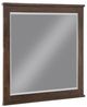 Mazin Furniture Longview Dark Brown Dresser Mirror-1