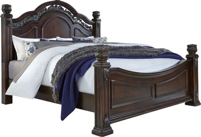 Liberty Furniture Messina Estates 5-Piece Cognac Queen Poster Bedroom Set-1
