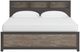 Signature Design by Ashley® Broachmyn Black/Gray Lighted King Bookcase Panel Bed-3