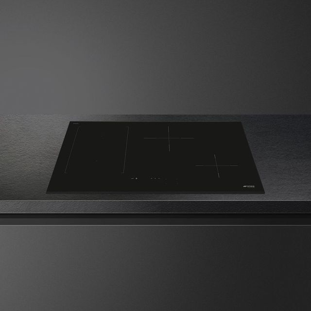 Smeg Professional 30" Black Induction Cooktop-1